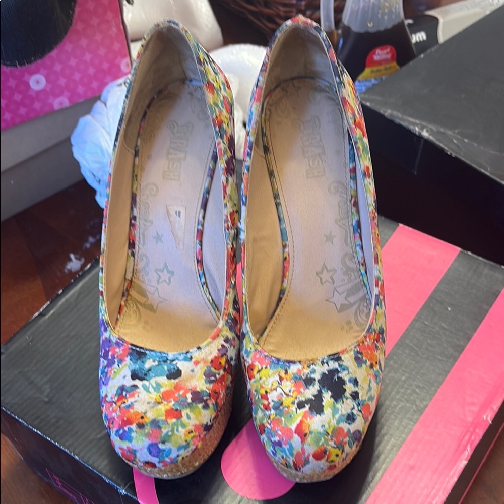 Colorful Floral Women's Shoes